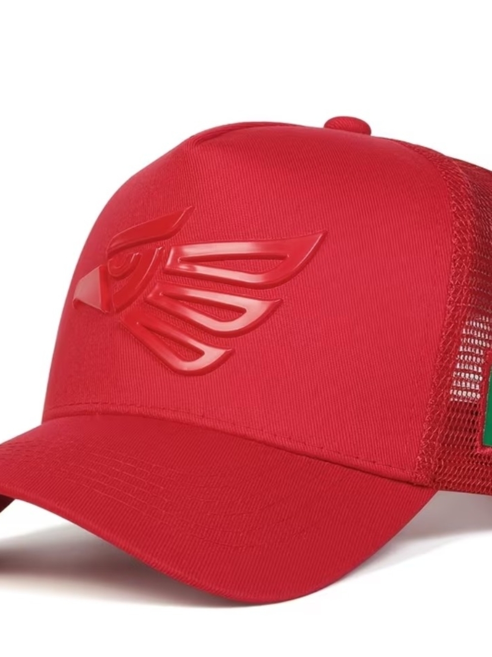 Red Mesh Trucker Cap